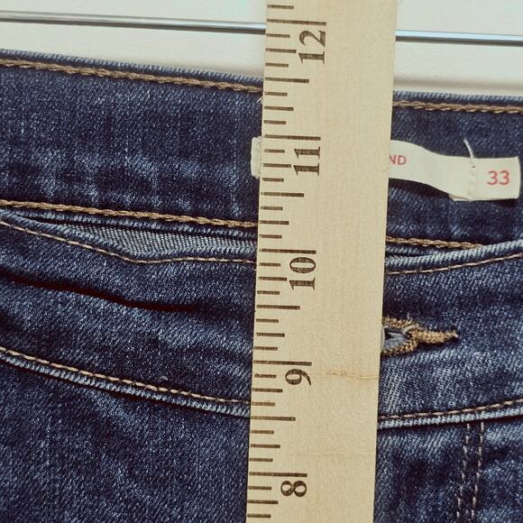 Levis Boyfriend Jeans Women's 33 High Waisted Baggy Look Loose Relaxed Fit 90s - Picture 9 of 12